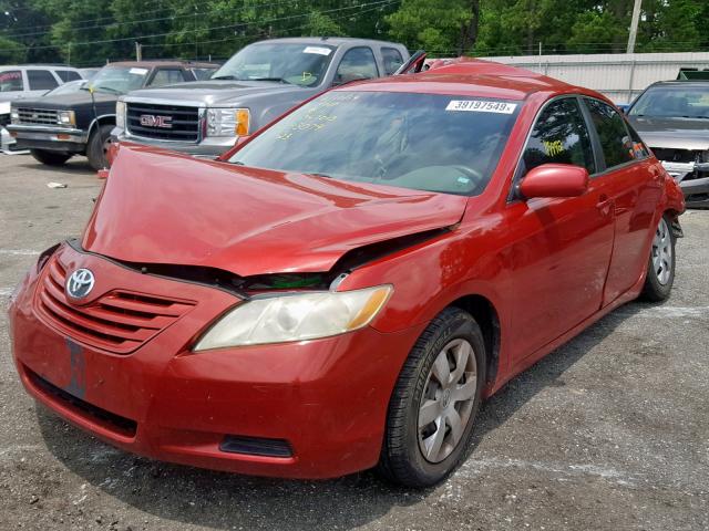 4T1BE46K59U347013 - 2009 TOYOTA CAMRY BASE RED photo 2