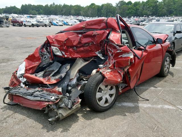 4T1BE46K59U347013 - 2009 TOYOTA CAMRY BASE RED photo 4
