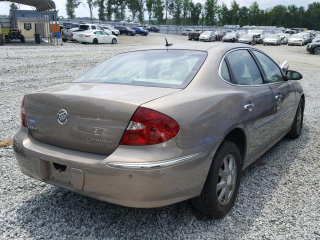 2G4WD582471132724 - 2007 BUICK LACROSSE C BROWN photo 4