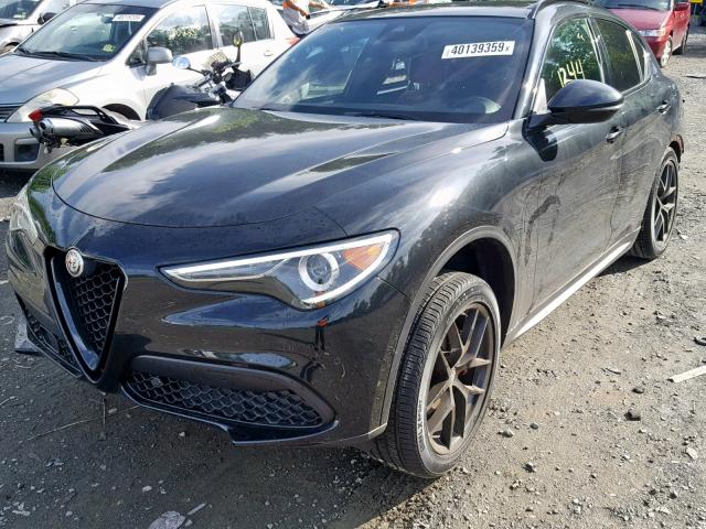 ZASPAKBN0K7C33961 - 2019 ALFA ROMEO STELVIO TI BLACK photo 2