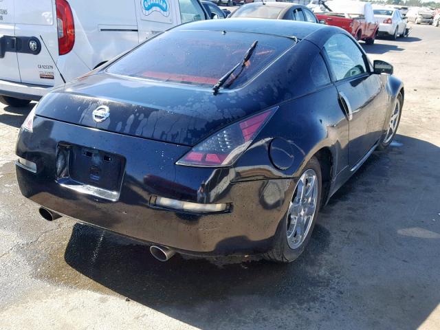 JN1AZ34E94T061016 - 2004 NISSAN 350Z COUPE BLACK photo 4