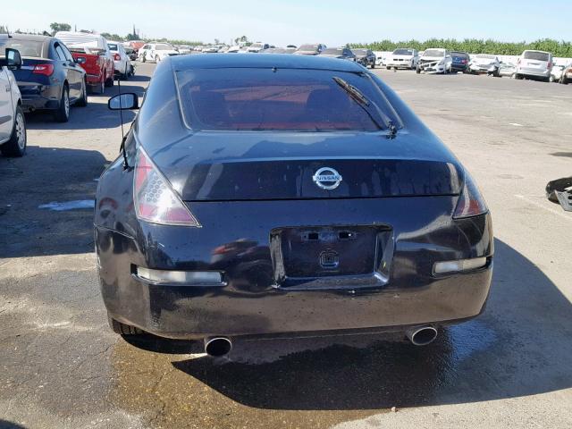 JN1AZ34E94T061016 - 2004 NISSAN 350Z COUPE BLACK photo 6