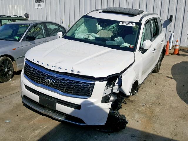 5XYP6DHC9LG005053 - 2020 KIA TELLURIDE WHITE photo 2