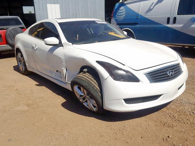 JNKCV64E09M600819 - 2009 INFINITI G37 BASE WHITE photo 1