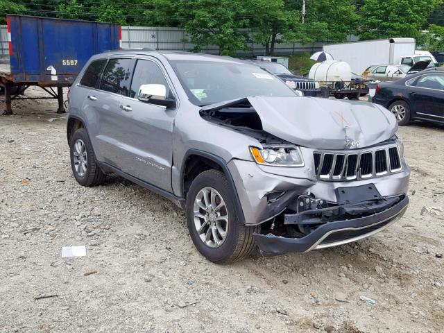 1C4RJFBG2EC280253 - 2014 JEEP GRAND CHER GRAY photo 1