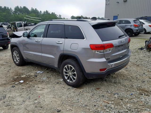 1C4RJFBG2EC280253 - 2014 JEEP GRAND CHER GRAY photo 3