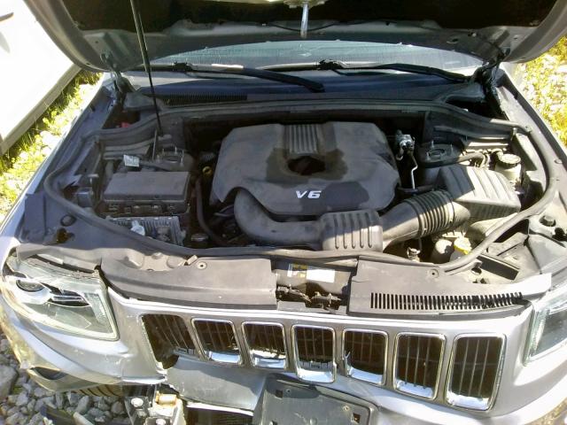 1C4RJFBG2EC280253 - 2014 JEEP GRAND CHER GRAY photo 7