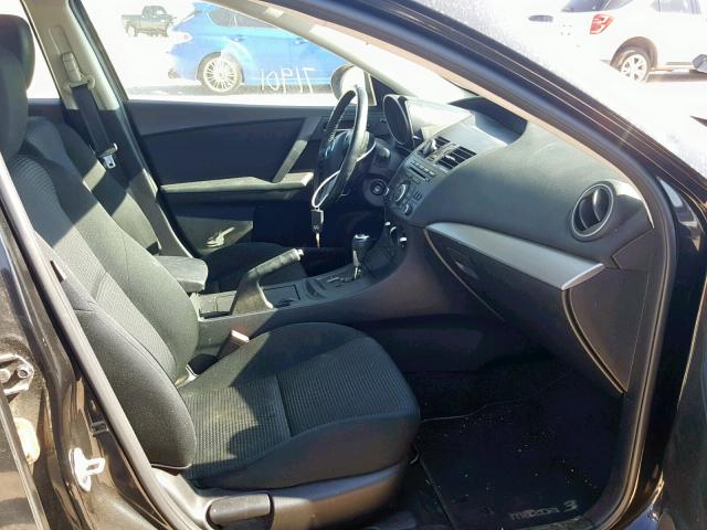 JM1BL1V84C1691942 - 2012 MAZDA 3 I BLACK photo 5