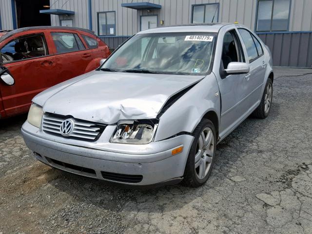 3VWSE69M43M063524 - 2003 VOLKSWAGEN JETTA GLS SILVER photo 2