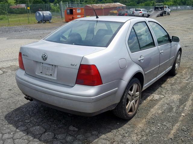 3VWSE69M43M063524 - 2003 VOLKSWAGEN JETTA GLS SILVER photo 4