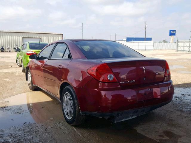 1G2ZF57B884223079 - 2008 PONTIAC G6 VALUE L RED photo 3