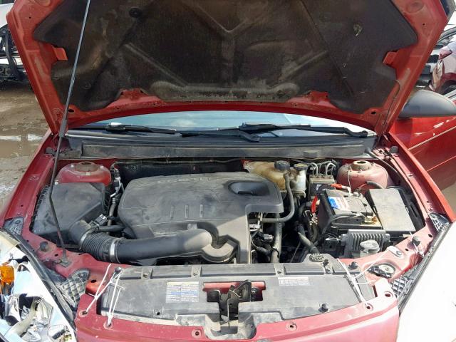 1G2ZF57B884223079 - 2008 PONTIAC G6 VALUE L RED photo 7