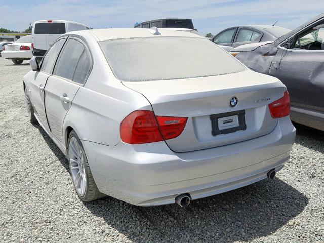 WBAPN7C58BA948995 - 2011 BMW 335 D SILVER photo 3