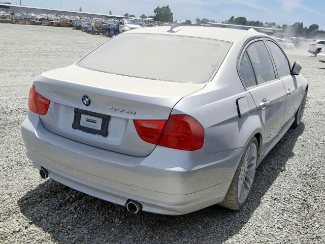 WBAPN7C58BA948995 - 2011 BMW 335 D SILVER photo 4