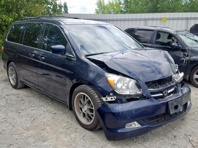 5FNRL38876B089585 - 2006 HONDA ODYSSEY TO BLUE photo 1