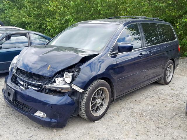 5FNRL38876B089585 - 2006 HONDA ODYSSEY TO BLUE photo 2