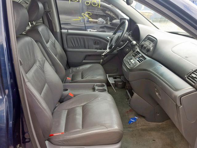 5FNRL38876B089585 - 2006 HONDA ODYSSEY TO BLUE photo 5