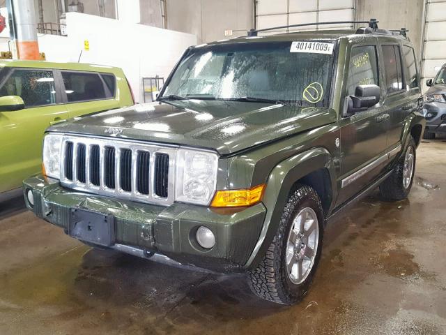 1J8HG58227C580113 - 2007 JEEP COMMANDER GREEN photo 2