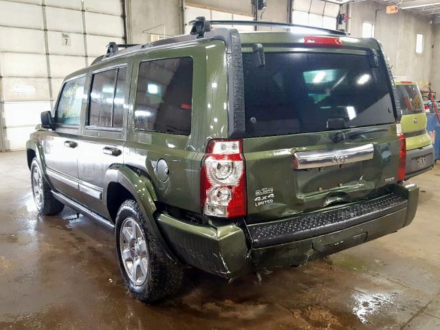 1J8HG58227C580113 - 2007 JEEP COMMANDER GREEN photo 3