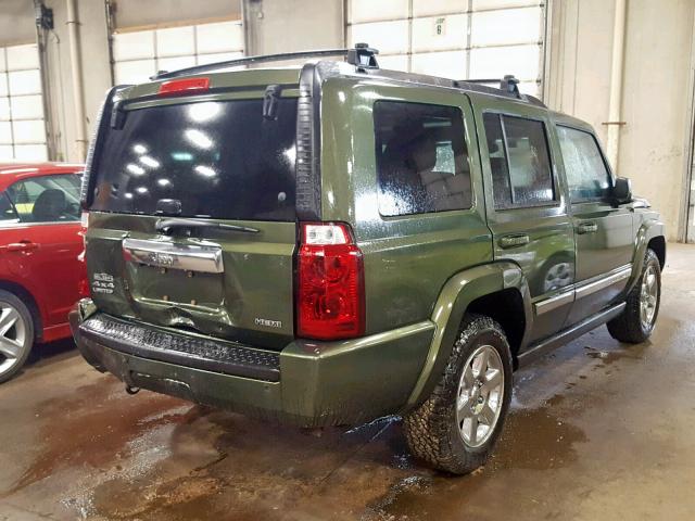 1J8HG58227C580113 - 2007 JEEP COMMANDER GREEN photo 4