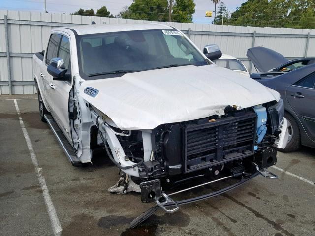 1C6SRFJT8KN773032 - 2019 RAM 1500 LARAM WHITE photo 1