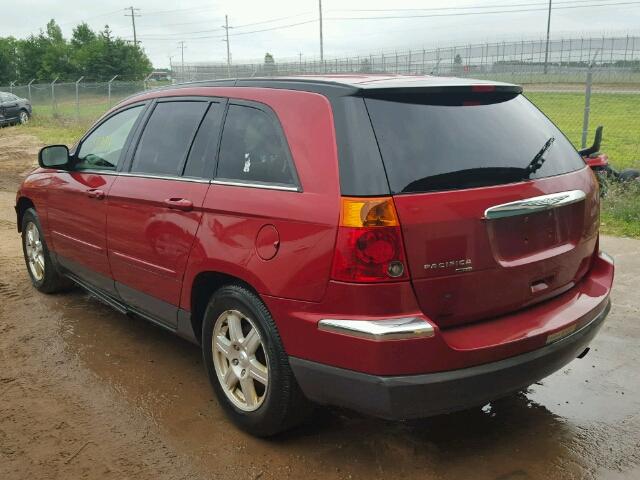 2A4GF68406R925751 - 2006 CHRYSLER PACIFICA T RED photo 3