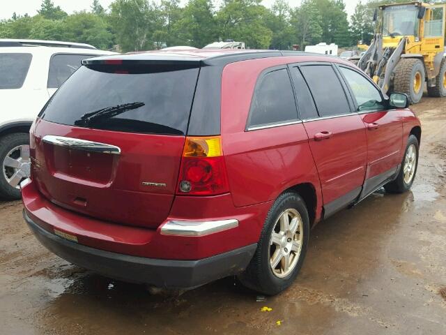 2A4GF68406R925751 - 2006 CHRYSLER PACIFICA T RED photo 4