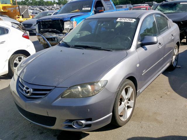 JM1BK323361428997 - 2006 MAZDA 3 S GRAY photo 2