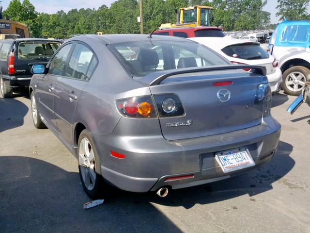 JM1BK323361428997 - 2006 MAZDA 3 S GRAY photo 3