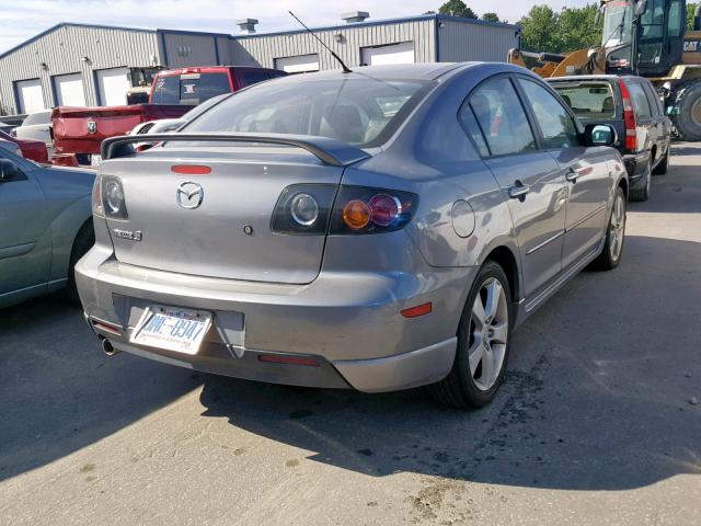 JM1BK323361428997 - 2006 MAZDA 3 S GRAY photo 4