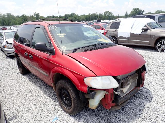 1B4GP25392B740787 - 2002 DODGE CARAVAN SE RED photo 1