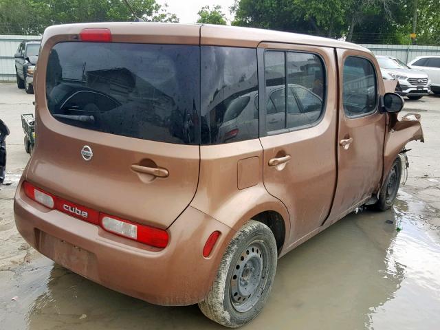 JN8AZ2KR1BT210355 - 2011 NISSAN CUBE BASE BROWN photo 4