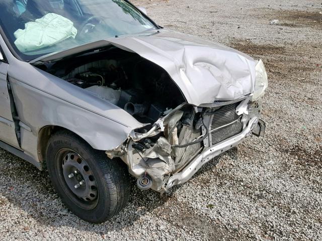 2HGEJ6611YH548605 - 2000 HONDA CIVIC BASE SILVER photo 9