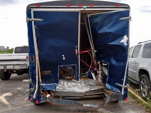 5NHUTW029AN062303 - 2010 UTILITY TRAILER BLUE photo 5