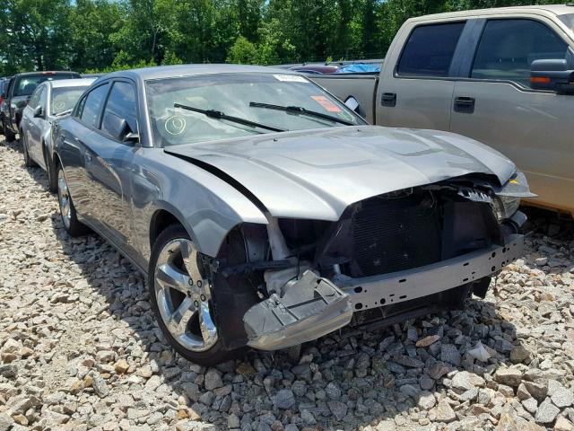 2C3CDXHG4CH128953 - 2012 DODGE CHARGER SX GRAY photo 1