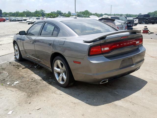 2C3CDXHG4CH128953 - 2012 DODGE CHARGER SX GRAY photo 3