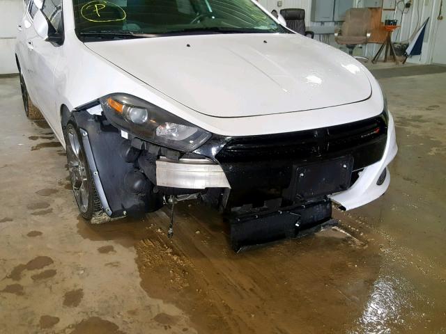 1C3CDFBA4DD342421 - 2013 DODGE DART SXT WHITE photo 9