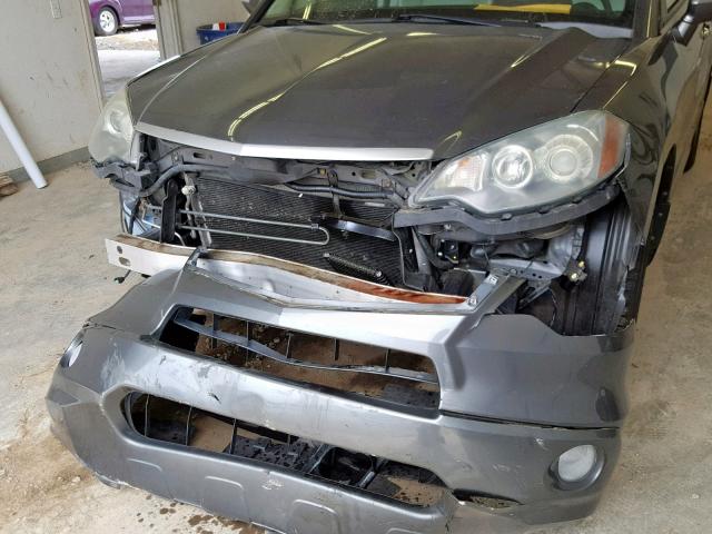 5J8TB18528A003809 - 2008 ACURA RDX TECHNO GREEN photo 9