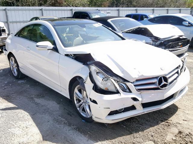 WDDKJ5GB2AF030504 - 2010 MERCEDES-BENZ E 350 WHITE photo 1