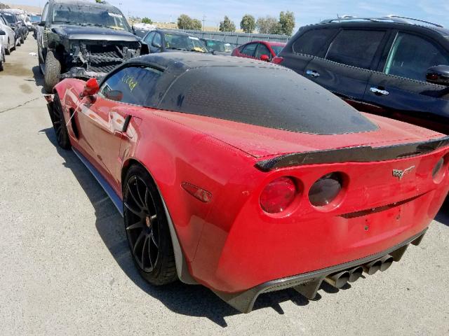 1G1YY26E175130109 - 2007 CHEVROLET CORVETTE Z RED photo 3