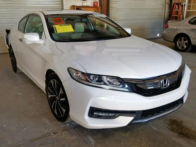 1HGCT1B86GA004525 - 2016 HONDA ACCORD EXL WHITE photo 1