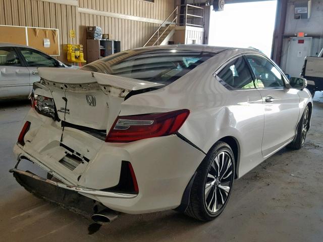 1HGCT1B86GA004525 - 2016 HONDA ACCORD EXL WHITE photo 4