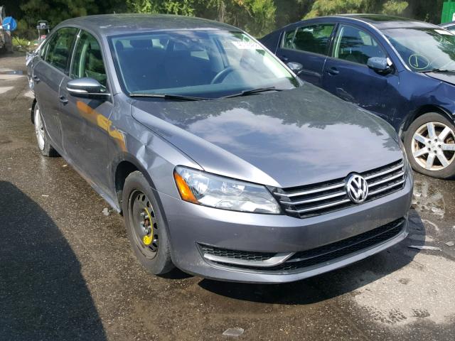 1VWAS7A33FC012289 - 2015 VOLKSWAGEN PASSAT S GRAY photo 1