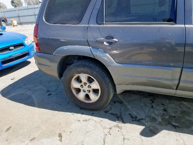 4F2CU08172KM55675 - 2002 MAZDA TRIBUTE LX GRAY photo 9