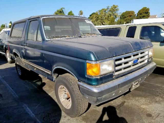 1FMEU15N8HLA54480 - 1987 FORD BRONCO U10 GREEN photo 1