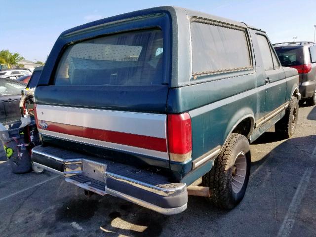 1FMEU15N8HLA54480 - 1987 FORD BRONCO U10 GREEN photo 4