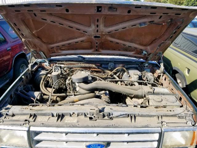 1FMEU15N8HLA54480 - 1987 FORD BRONCO U10 GREEN photo 7