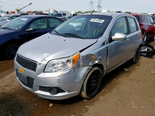 KL1TD6DE9BB133123 - 2011 CHEVROLET AVEO LS SILVER photo 2