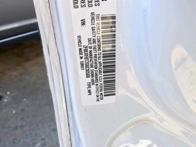 ZFBERFBT2G6C10568 - 2016 RAM PROMASTER 白色 照片 10