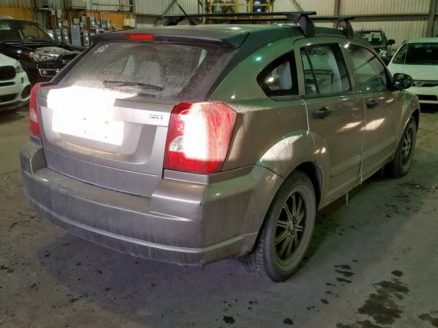 1B3HB48B67D232262 - 2007 DODGE CALIBER SX BEIGE photo 4